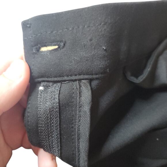 Tailored by Susan Graver Regular Smart Ponte Slim Leg Trouser Black Small - Picture 8 of 9
